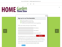 Tablet Screenshot of homegardenflowershow.com